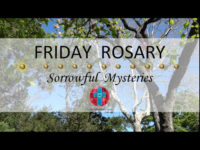 Friday Rosary • Sorrowful Mysteries of the Rosary 💜 June 7, 2024 VIRTUAL ROSARY - MEDITATION class=