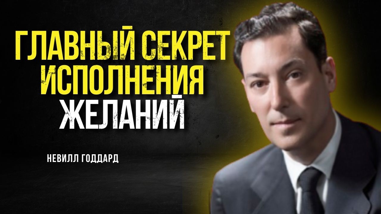СЕКРЕТ, который от вас СКРЫВАЛИ: Как Вселенная исполняет ЛЮБЫЕ ЖЕЛАНИЯ  | Невилл Годдард