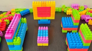 How To Build a Sofa ASMR/building blocks toys/block game/lego building blocks/#buildingblocks#lego