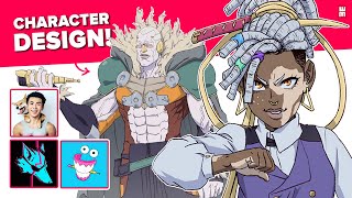 Using ALL Character Design Tips from TOP Art YouTubers