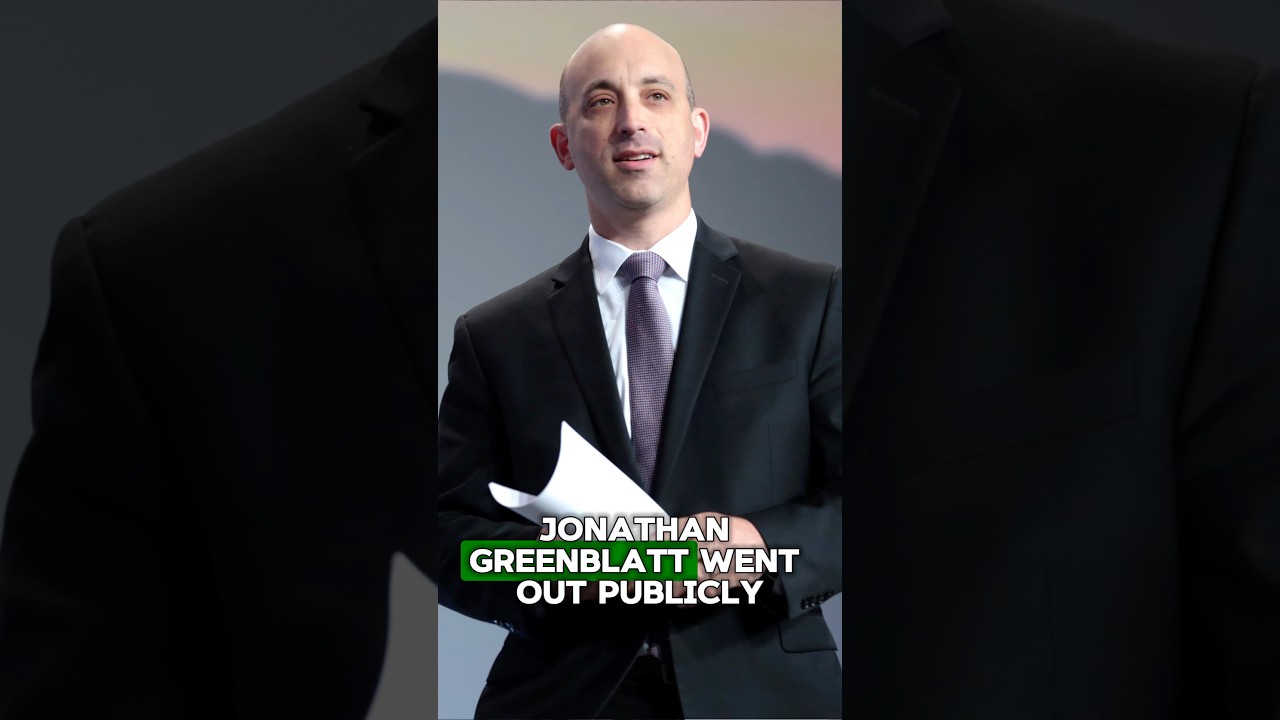 ADL CEO RANTS “Antizionism Is Antisemitism”