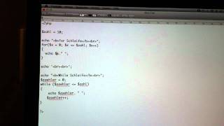 Php Tutorial - For Schleife Und While Schleife In Der Php Programmierung