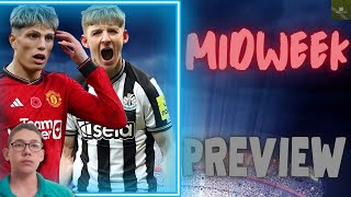 Premier League Midweek Preview | Can Man United Beat Newcastle Utd? Will Spurs cause Upset?
