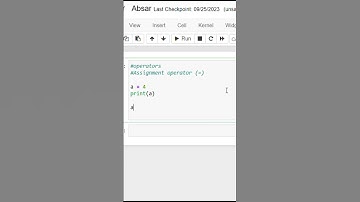 Assignment Operator in Python #viral #shortsvideo #python