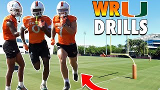 Wide Receivers In Spring Drills Every Rep Xavier Restrepo, Brashard Smith & Freshmen