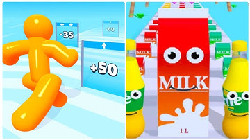 Gameplay Tall Man 3D Vs Juice Run 3D 🍅⚪️🔮🍅Walkthrough Mobile Max Gameplay GHJ45