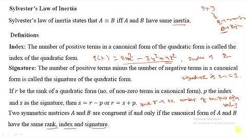 Nature of quadratic forms