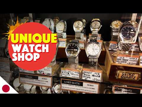 Unique Watch Shop In Osaka Japan For Seiko Collectors!