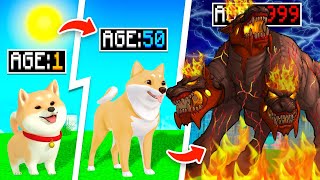 Evolving PUPPY to GOD DOG in Dog Evolution!