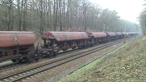 Derouted Grain Train DB Schenker/Railion at Venlo,the NL 28-2-2009