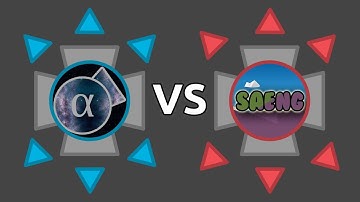 DIEP.IO YOUTUBER BATTLE! - Alpha Hero vs Saeng - diep.io Noob Overlord vs Pro Overlord #3