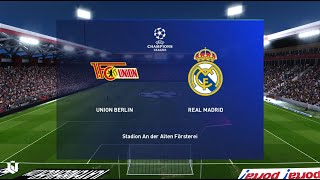 Union Berlin vs Real Madrid ●  Champions League 2023/24 ● Pes 2021
