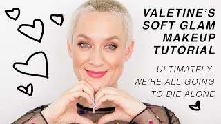 Easy Soft Glam Valentines Makeup For Living in a Society | Capitalism | Deranged | Kiki G