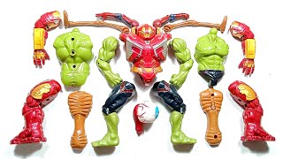 Avengers Toys Assemble Spider-Man, Hulk Smash, Hulk Buster And Siren head ~ Avengers