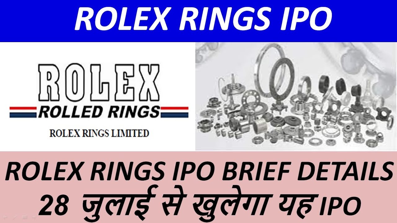 Rolex Rings Limited IPO 2021 | Rolex Rings IPO Review | Rolex Rings IPO GMP  - YouTube