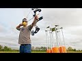 Archery trick shots  prime logic compound bow  gould brothers