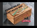 Stone Inlay Dovetailed Memory Box Build Video