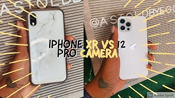 IPHONE XR VS IPHONE 12 PRO | NEW Iphone 12 Pro Camera Review |Side by Side Comparison of the Cameras