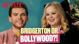 Guessing The Plot: Bridgerton OR Bollywood ❤️ Ft. Luke Newton & Nicola Coughlan | Netflix India