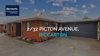 FOR SALE | 2/32 Picton Avenue, Riccarton | Liz O'Neill, Harcourts Holmwood Merivale
