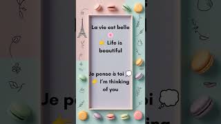 Some aesthetic french phrases for beginners 🇫🇷 #frenchtips #viral #trending #frenchforbeginners #yt