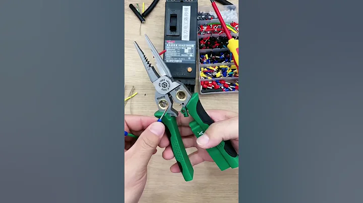 This pair of pliers is safe and convenient for work  #Multi-function wire stripping pliers