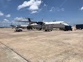 Liat (LIA727) Taking off from Barbados to Trinidad (via Grenada)