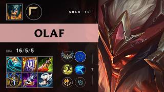 Olaf Top vs Gragas (Doxy) - EUW Challenger Patch 26.18