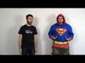 Superman - Hooded Sweatshirt / Costume