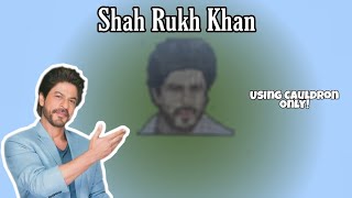 Minecraft Magic: How I Created a Shahrukh Khan Masterpiece Using Cauldron