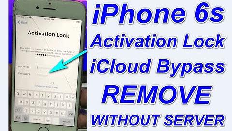 iPhone 6s iCloud Activation Lock iso 12.2 to 13.3 Bypass-Remove