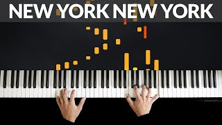 New York New York - Frank Sinatra Tutorial Of My Piano Cover