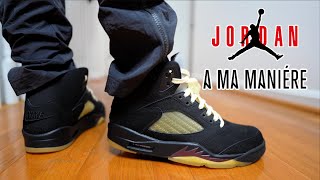 JORDAN 5 x A MA MANIERE (BLACK) DUSK REVIEW & ON FEET | WILL THE PRICE STAY UP 🆙