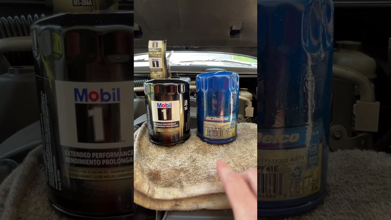 ACDelco Or Mobil 1 Oil Filter Oilchange Gmcenvoy Shorts
