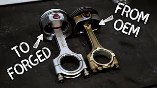 Assembling The Forged Engine Internals - Opel Corsa OPC