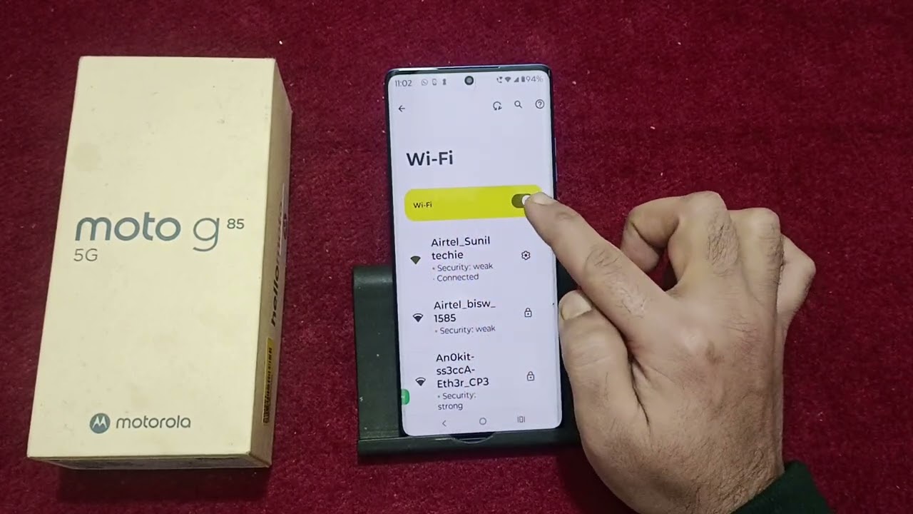 Moto g85 5G how to connect WiFi by QR code | Moto me WiFi QR code se connect kaise kare 