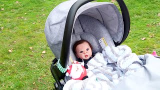 Madison takes her reborn toddler kennedy and baby tommy to the park
with car seat stroller travel system. reborns have a lot of fun pl...