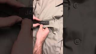 AGSU Long Sleeve Name Tape Standard