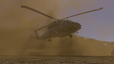 Helicopter landing Maya FX