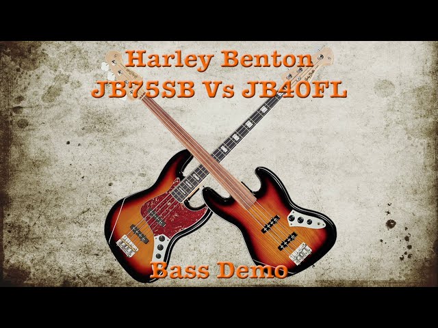 Harley Benton JB75SB Vs JB40FL - [Bass Demo] - Jaco Pastorius The Chicken