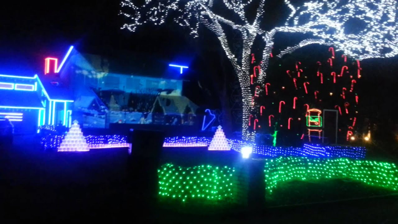 Awesome Christmas lights show House YouTube