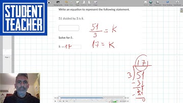 Translate One step Equations and Solve - Equations and Inequalities Introduction - 6th Grade Math
