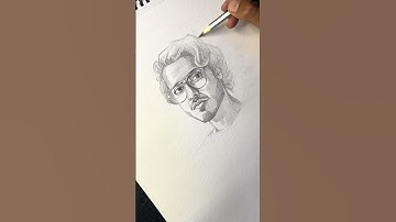 Day-100 // Drawing Self Portrait @ArtisticDipankar #100daysloomismethodchallenge #loomismethod