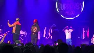 Roasted Ft Trademark & Roddy - Curren$y (LIVE) Fillmore 4/20 Show