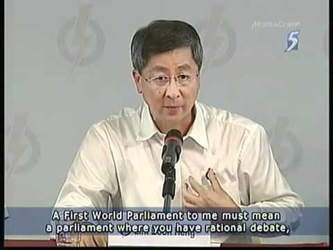 Lim Boon Heng cried on his last appearance as a PAP MP- 11Apr2011