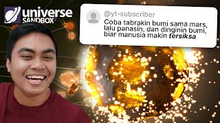 Simulasi Menghancurkan Bumi Di Game Universe Sandbox