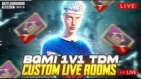 🔴BGMI 1V1 TDM CUSTOM ROOM | BGMI LIVE CUSTOM ROOM | DESI MAHAKAL GAMING
