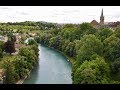 Swimming in the aare river in bern switzerland