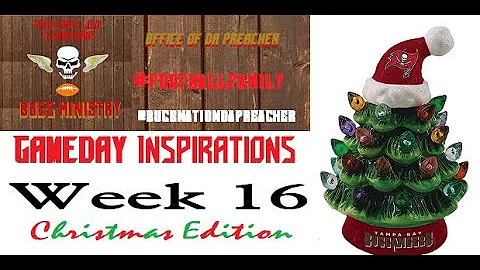 Game Day Inspirations - Week 16 Christmas Edition