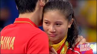 Marriage proposal at the Olympics.